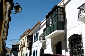 Rua em Sucre, Bolívia