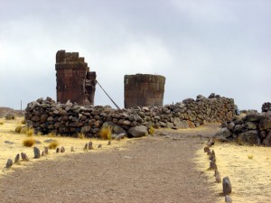 Ruínas de Silustani, Puno, Peru