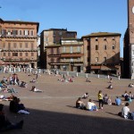 Siena, cidade medieval na Toscana, Itália