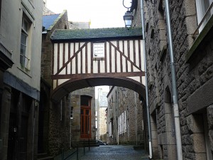 St.Malô, interior das muralhas