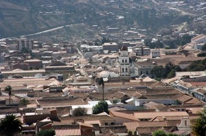 Sucre, Bolívia, vista panorâmica