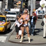 The Nude Cowboy, Manhattan, New York, foto Barão
