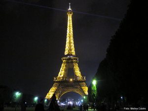 Tour Eiffel à noite, Paris