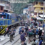 Trem em Aguas Calientes, Peru