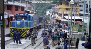 Trem em Aguas Calientes, Peru
