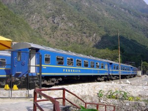 Trem em Machu Picchu