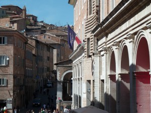 Centro histórico de Urbino, na Itália