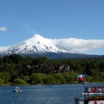 Vulcão e lago Villarrica