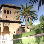 Conjunto de Alhambra, em Granada, Espanha