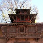 Arquitetura típica nepalesa em Katmandu