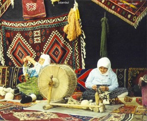 Artesã em Instambul, Turquia