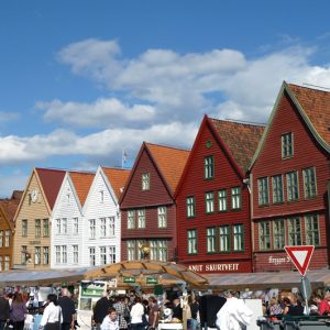 Bryggen, em Bergen, Noruega
