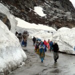 Nevasca no norte da Índia