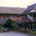 Casa típica, Chiang Mai, Tailândia