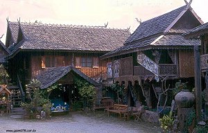 Casa típica, Chiang Mai, Tailândia
