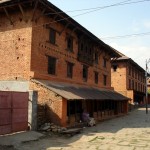 Casarão típico em Pokhara, Nepal