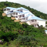 Casas no lado francês de Saint-Martin