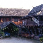 Casas típicas na Tailândia