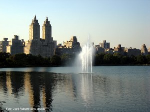Central Park, uma imensa área verde em New York