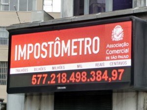 Centro velho, impostômetro