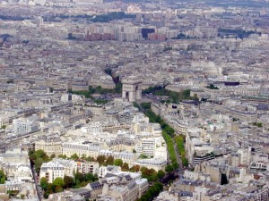 Champs-Elysées visto da Tour Eiffel