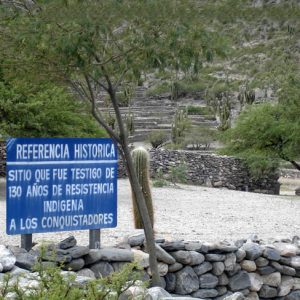 Cidadela dos índios quilmes, norte da Argentina