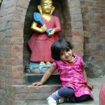 Criança nepalesa, Swayambhunath (Templo dos Macacos)