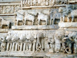 Detalhes, Jagdish temple em Udaipur, Índia