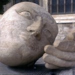 Escultura junto da igreja de Sait-Eustache, Les Halles-Châtelet, Paris