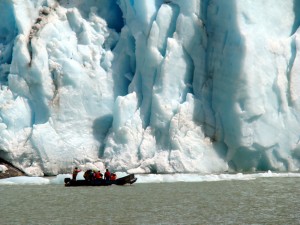 Glaciar Serrano, na Patagônia, Chile