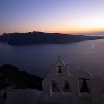 Entardecer em Santorini, Grécia