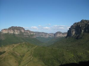 Formações rochosas da Chapada dos Guimarães BA