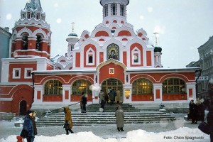 Igreja Ortodoxa, Moscou, na Rússia, foto Chico Spagnuolo