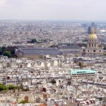 Vista dos Invalides, foto tirada da Tour Eiffel