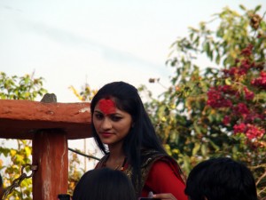 Moça em Pokhara, Nepal