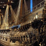 Navio Vasa, que afundou no porto de Estocolo e foi recuperado
