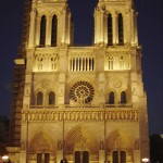 Notre Dame à noite, Paris
