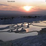 Pamukkale no poente