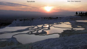 Pamukkale no poente