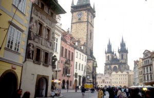 Praça em Praga