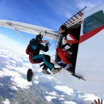 Paraquedismo, saltando em Boituva, SP