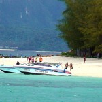 Praia em Phi Phi Island, na Tailândia