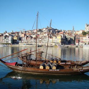 Embarcações de transporte de vinhos, Porto, Portugal