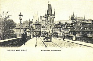 Praga, foto antiga da Cidade Nova