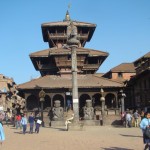 Praça em Bhaktapur, Nepal