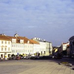 Praça em Vilnius, Lituânia
