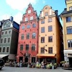 Praça no centro histórico, Estocolomo, Suécia