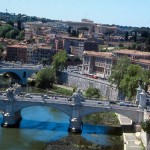 Rio Tibre, em Roma