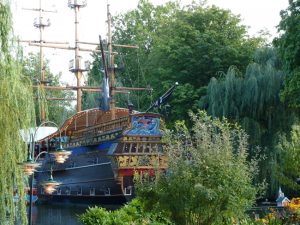 Répilca de galeão no Tivoli, Copenhagen