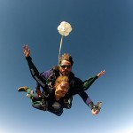 Salto duplo de paraquedas em Boituva SP